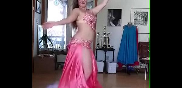  Hot Belly dance satin dress